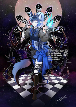 Danya Neuvil Bloom style / Dark style with thorns VGen commission